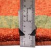 Authentic Persian Gabbeh Wool Rug Handwoven in Fars Brick Red