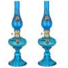 Persian Glass Kerosene Oil Lamp with Traditional Shah Abbasi Design