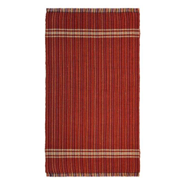 Persian Jajim Rug Flat-Woven in Lorestan Red