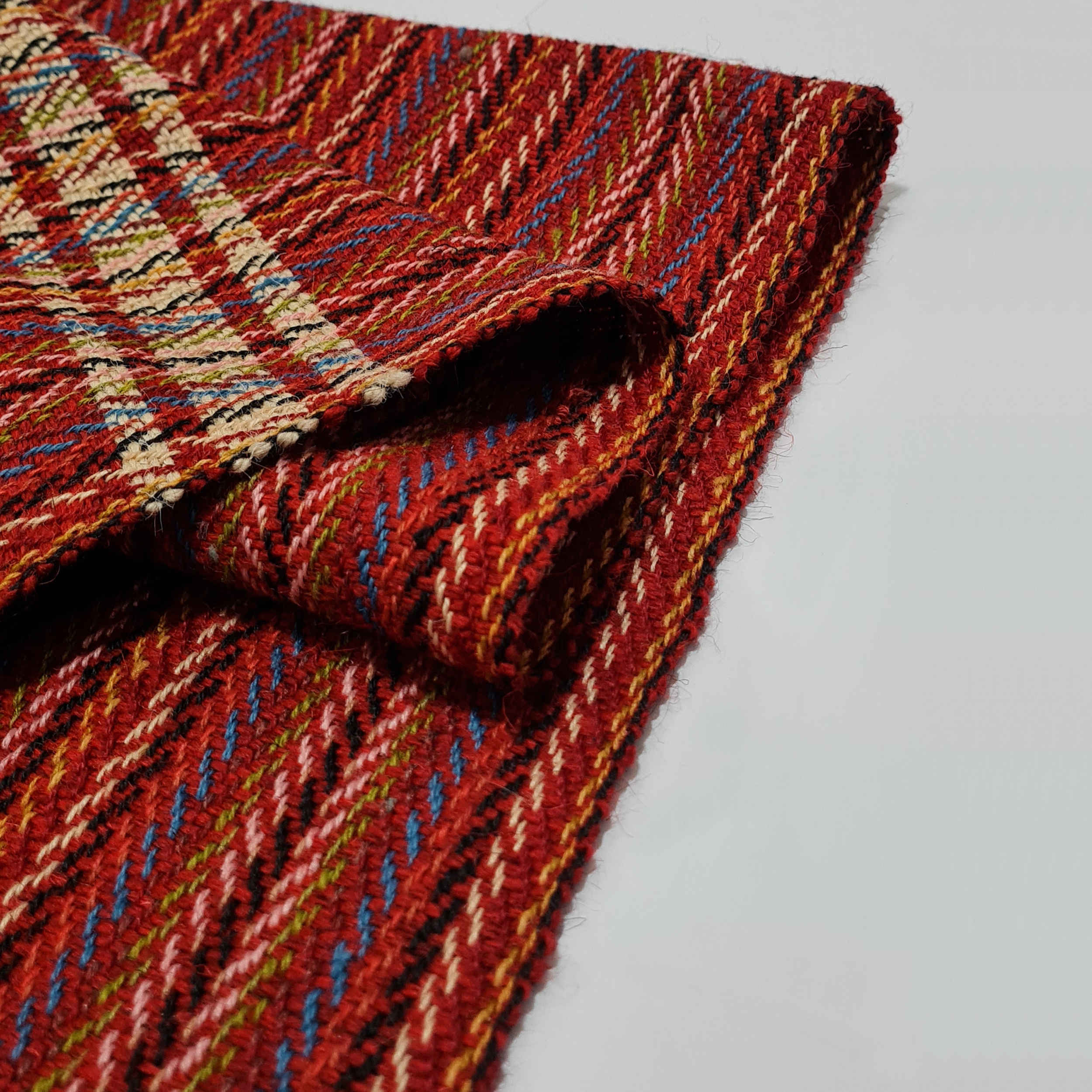 Persian Jajim Rug Flat-Woven in Lorestan Red