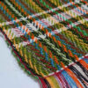 Persian Jajim Rug Flat-Woven in Lorestan Striped Green