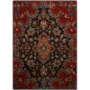 Vintage Persian Hand-Knotted Patchwork Carpet Heriz