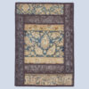 Vintage Persian Hand-Knotted Patchwork Carpet Geometric Cream
