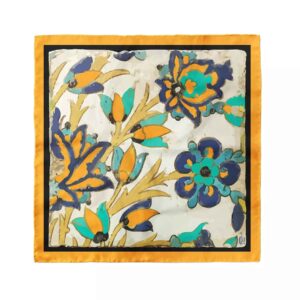 Persian Scarf for women with Vibrant Print Motif Golshah