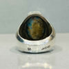 Persian Neyshabur Turquoise Silver Ring for Men