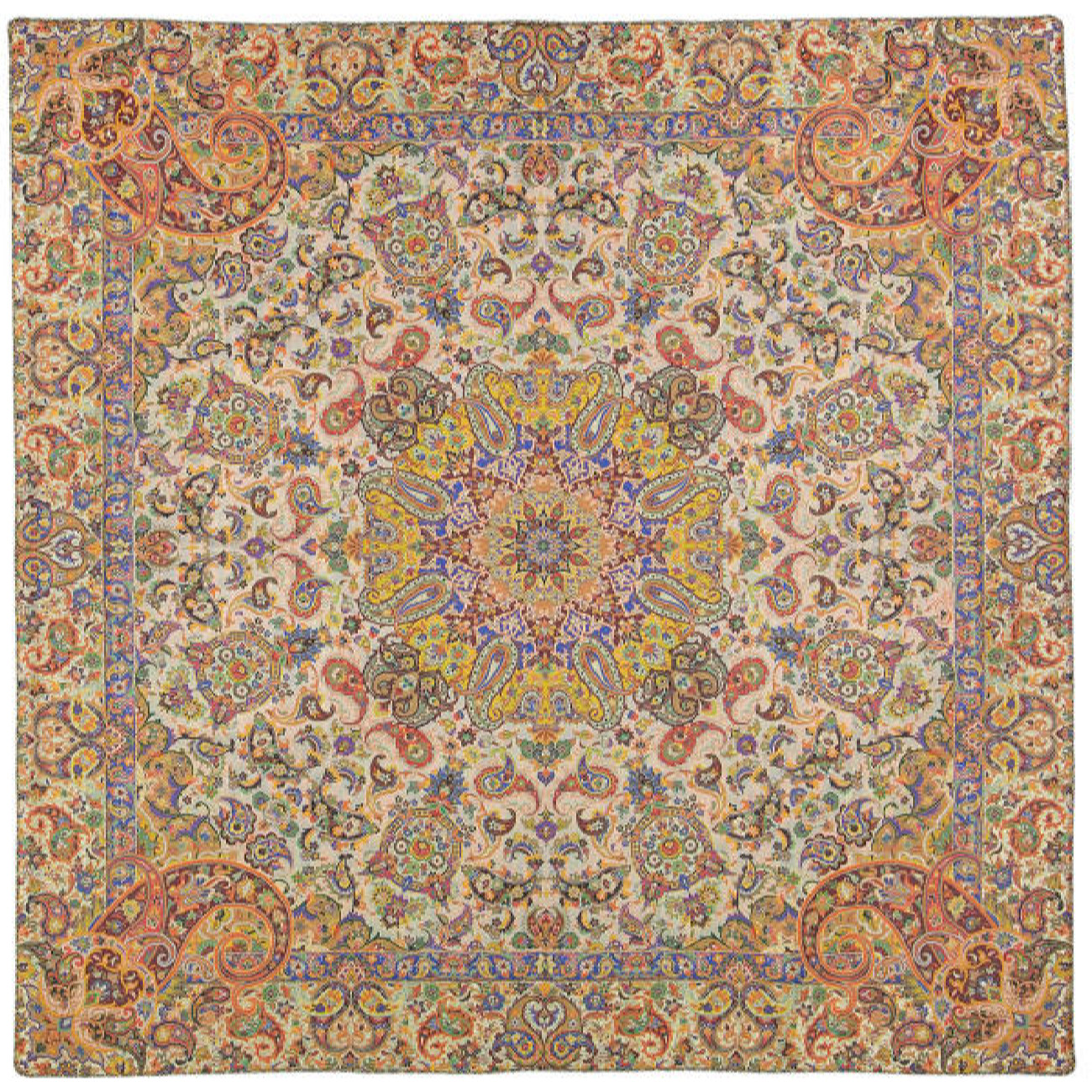 Persian Termeh Tablecloth Luxurious with Floral Pattern Arghava