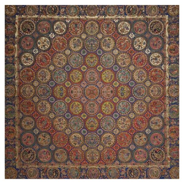 Persian Termeh Tablecloth Luxurious with Floral Pattern Haft Khaan