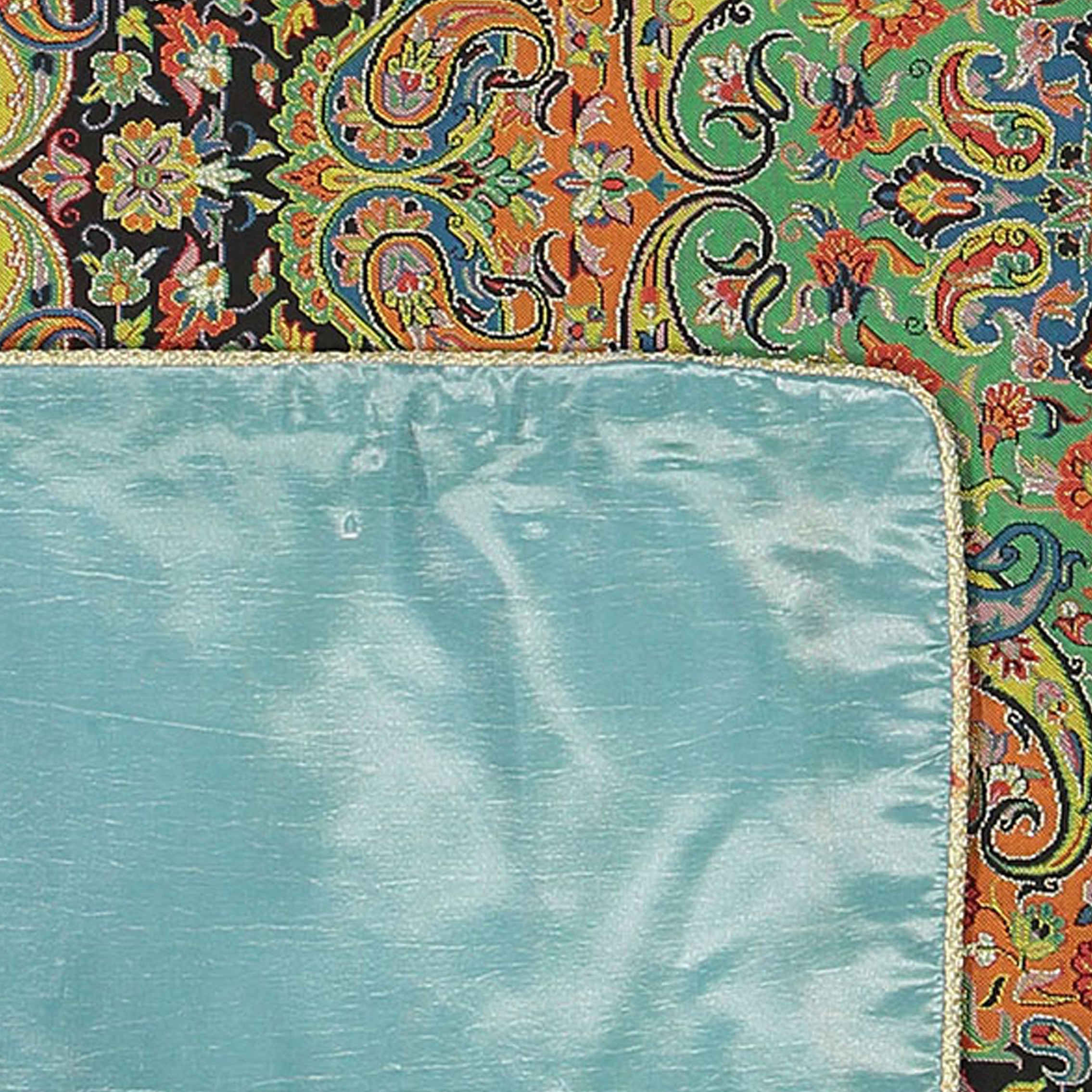 Persian Termeh Tablecloth Luxurious with Floral Pattern Simorgh