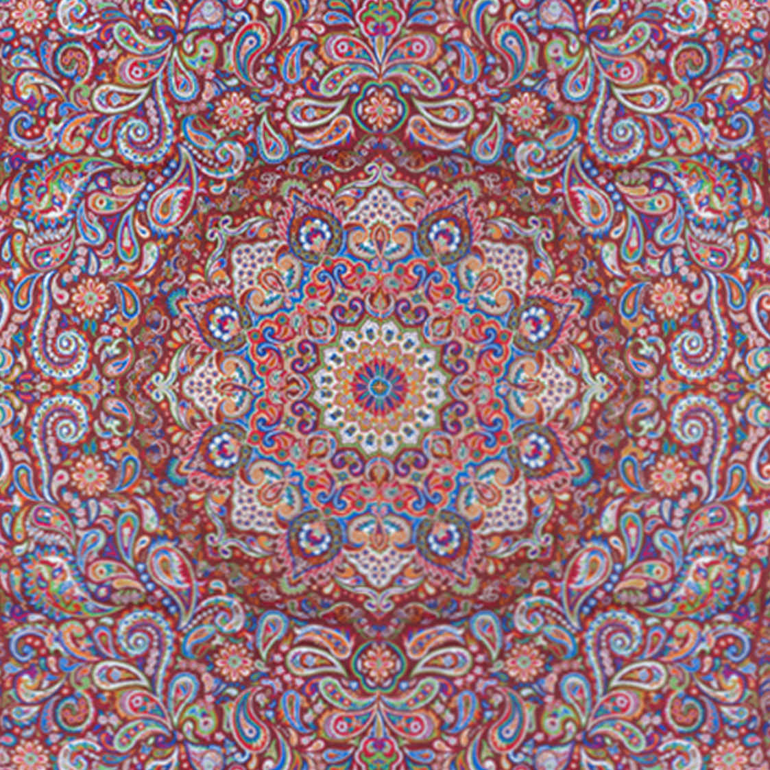 Persian Termeh Tablecloth Luxurious with Floral Pattern Zarbaft