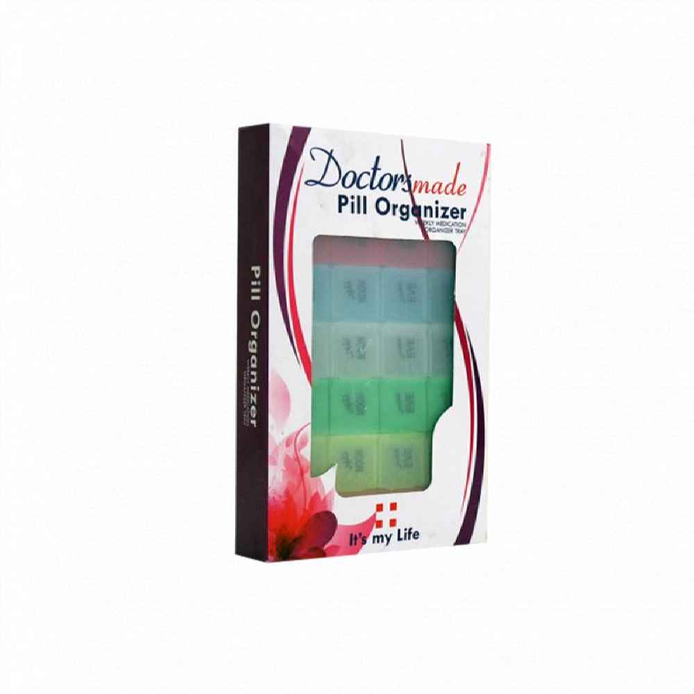 Pill Organizer with 3 Daily Reminders and Farsi Labels