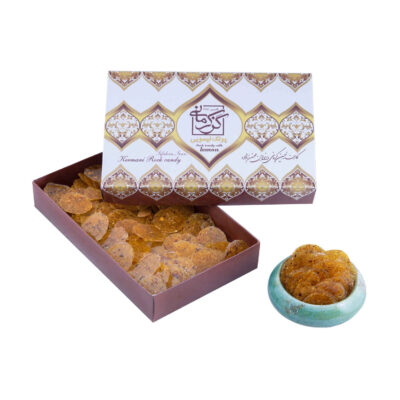 Persian Poolaki – Brittle & Crunchy Candy with Honey and Lemon, Kermani Gaz (2-Pack)