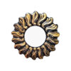 Pottery Haft-seen Set Dishes Leaf Design with Mirror for Nowruz