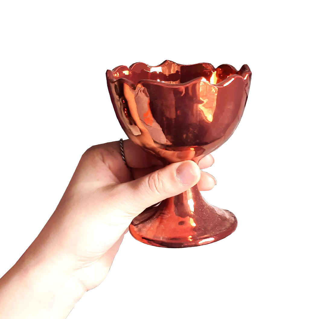 Elegant Pottery Haft-seen Set Dishes with Base Suitable for Nowruz