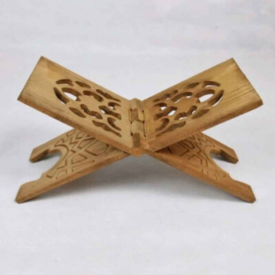 Foldable Wooden Quran Rehal Stand Holder with Elegant Design