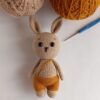 Handmade Amigurumi Stuffed Rabbit Animal – Brown | 15.5 cm Soft & Huggable