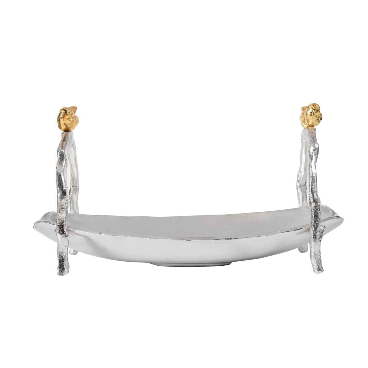 Serving Platter for Fruits and Nuts Bird Design