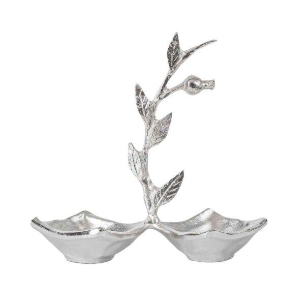 Serving Platter for Nuts and Sweets Leaf Design