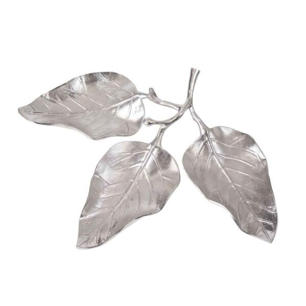 Serving Platter for Snacks and Sweets Leaf Design