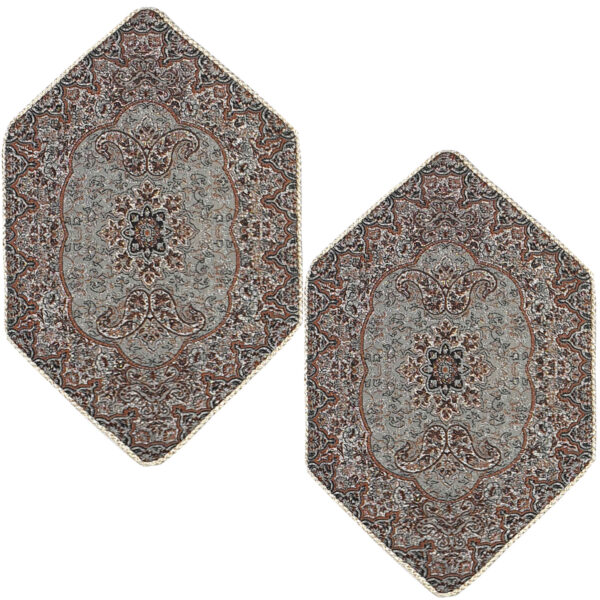 Set of 2 Yazd Termeh Tablecloth Luxurious with Floral Pattern Nastaran