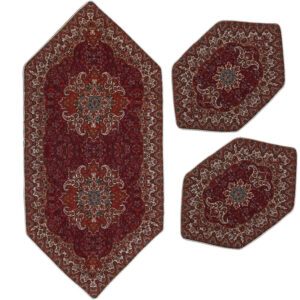 Set of 3 Persian Termeh Tablecloth Luxurious with Floral Pattern