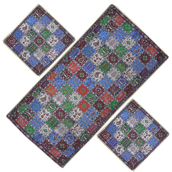 Set of 4 Persian Termeh Tablecloth Luxurious Shahdad