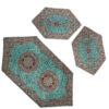 Set of 4 Termeh Tablecloth Luxurious with Persian Paisley Pattern Karmania