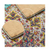Set of 5 Yazd Termeh Tablecloth Luxurious with Floral Pattern