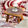 Set of 5 Yazd Termeh Tablecloth Luxurious with Floral Pattern Ghp