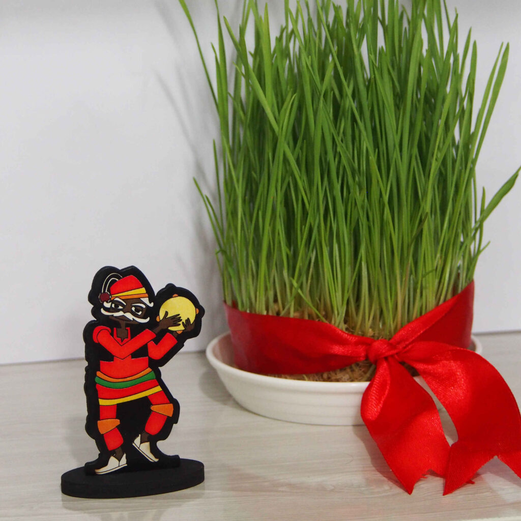 Table Top Decor for Persian New Year Celebration Model Hajji Firuz