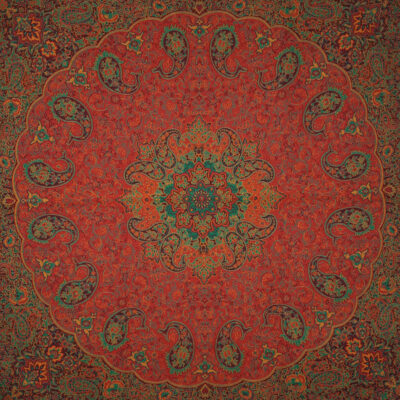 Termeh Tablecloth Luxurious with Persian Paisley Pattern Nastaran