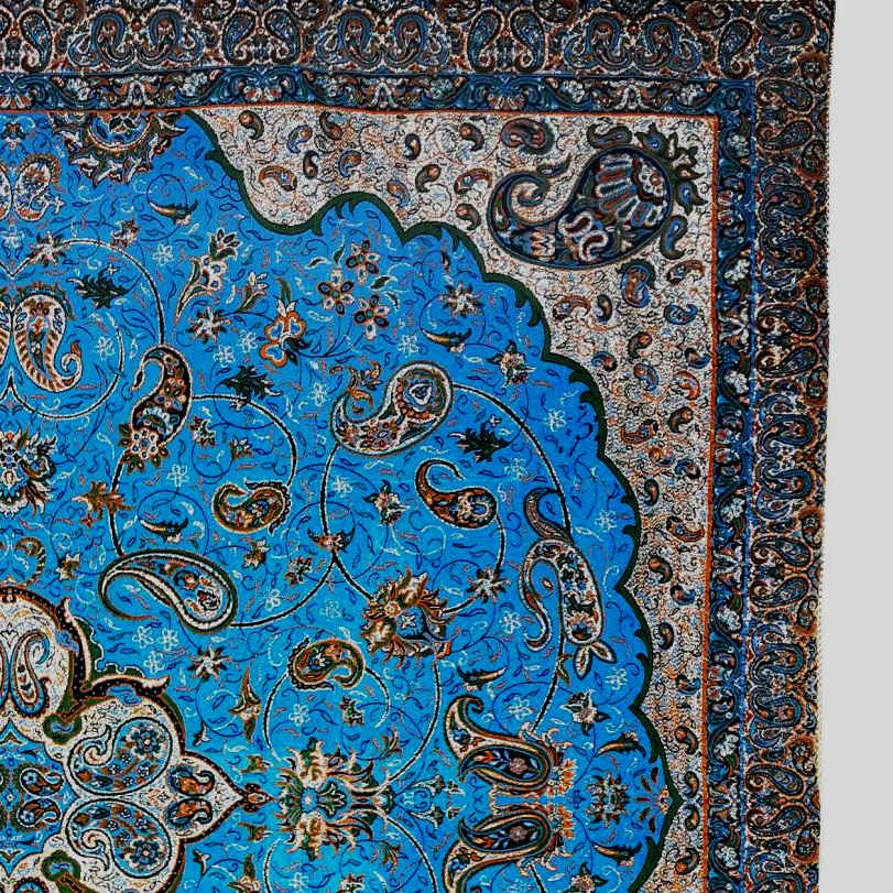 Termeh Tablecloth Luxurious with Persian Paisley Pattern Shah Abbas