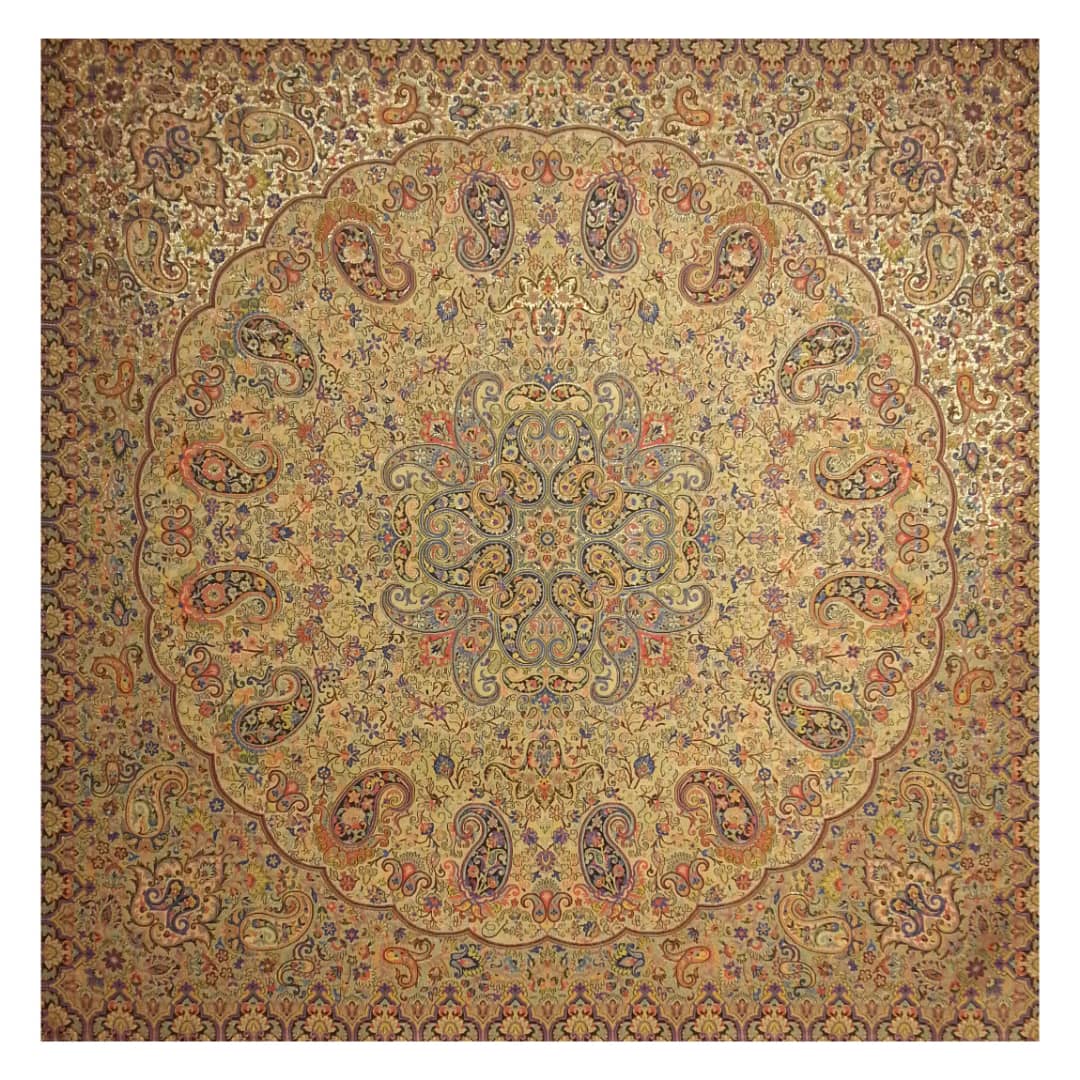 Termeh Tablecloth Luxurious with Persian Paisley Pattern Shahpasand