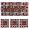 Termeh Tablecloth Luxurious with Persian Paisley Pattern Yalda (4X)