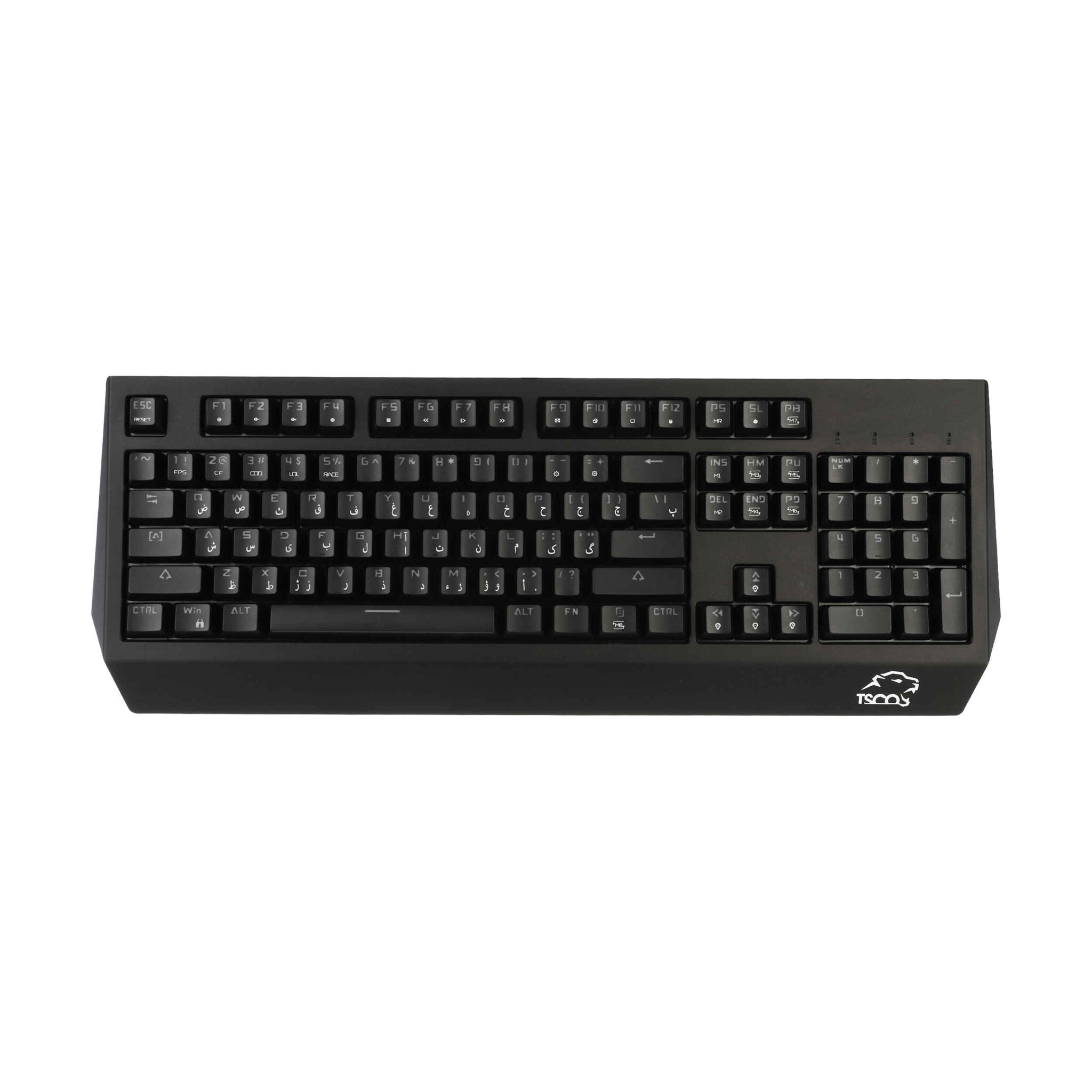Tesco Gaming Keyboard with Persian Keycaps TK8021L ShopiPersia
