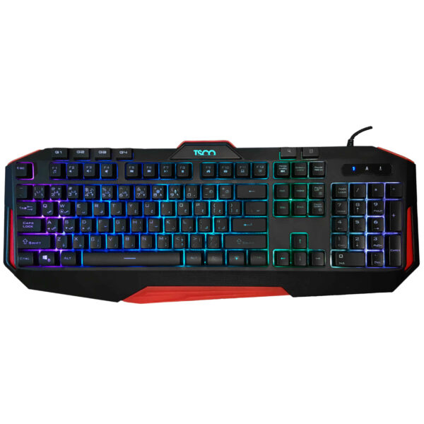 Tesco Gaming Keyboard with Persian Keycaps TK 8123