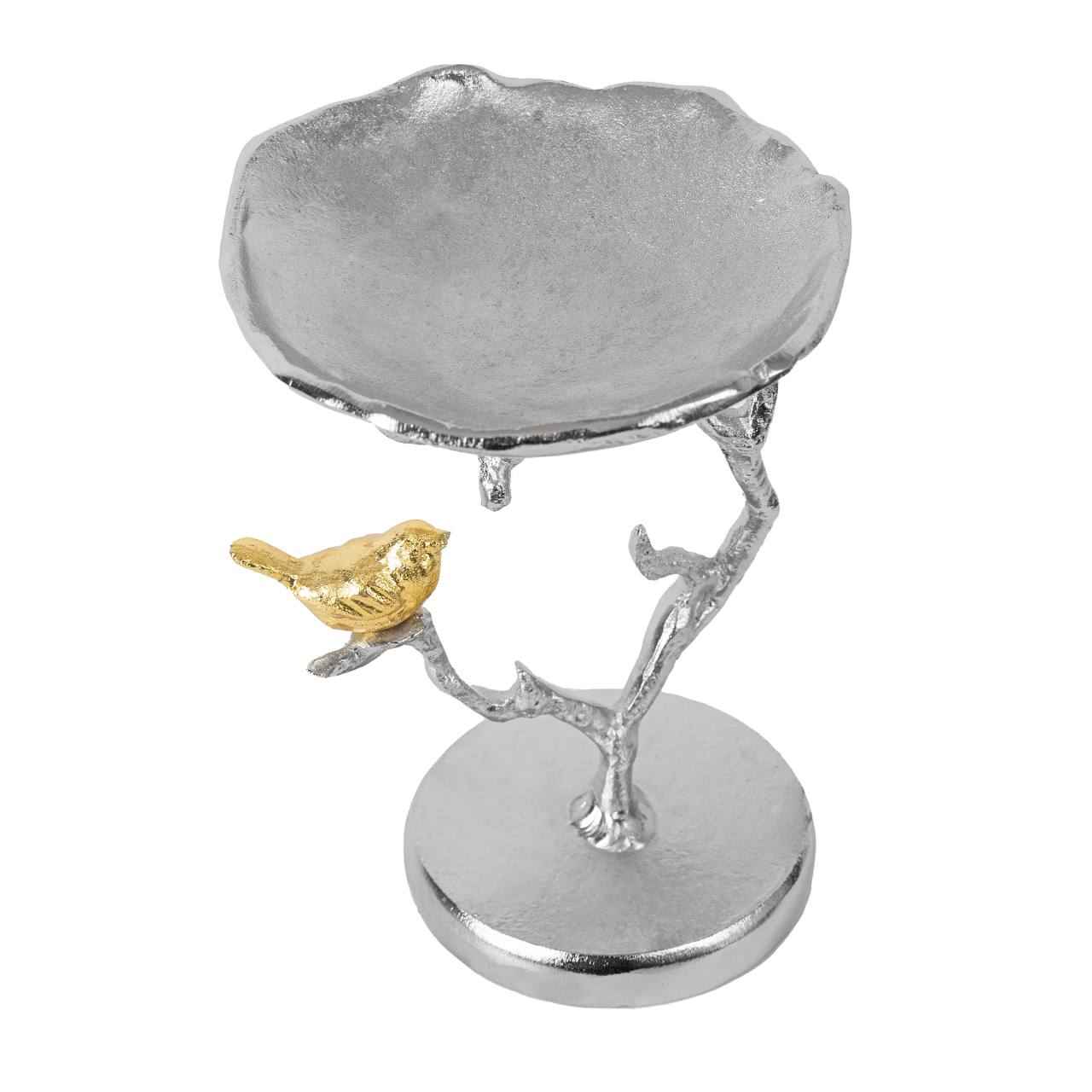 Versatile Serving Stand for Snacks and Sweets Bird Design