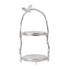 Versatile Serving Stand for Snacks and Sweets Butterfly Design