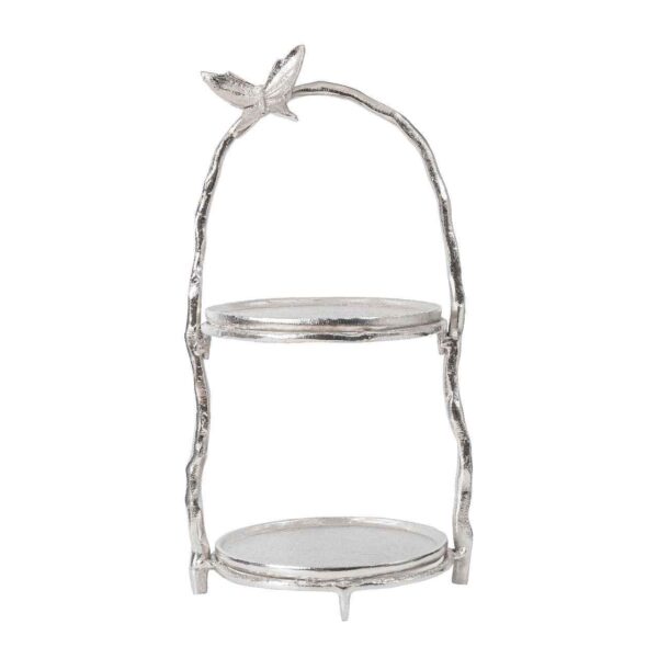 Versatile Serving Stand for Snacks and Sweets Butterfly Design