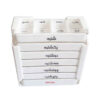 Weekly Pill Organizer with 4 Daily Reminders and Farsi Labels