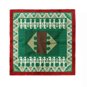 Mini Head Scarf for Women – Artistic Print Ideal for Summer & Spring