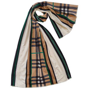 Women's Shawl Tartan Design Elegance for Cold Seasons