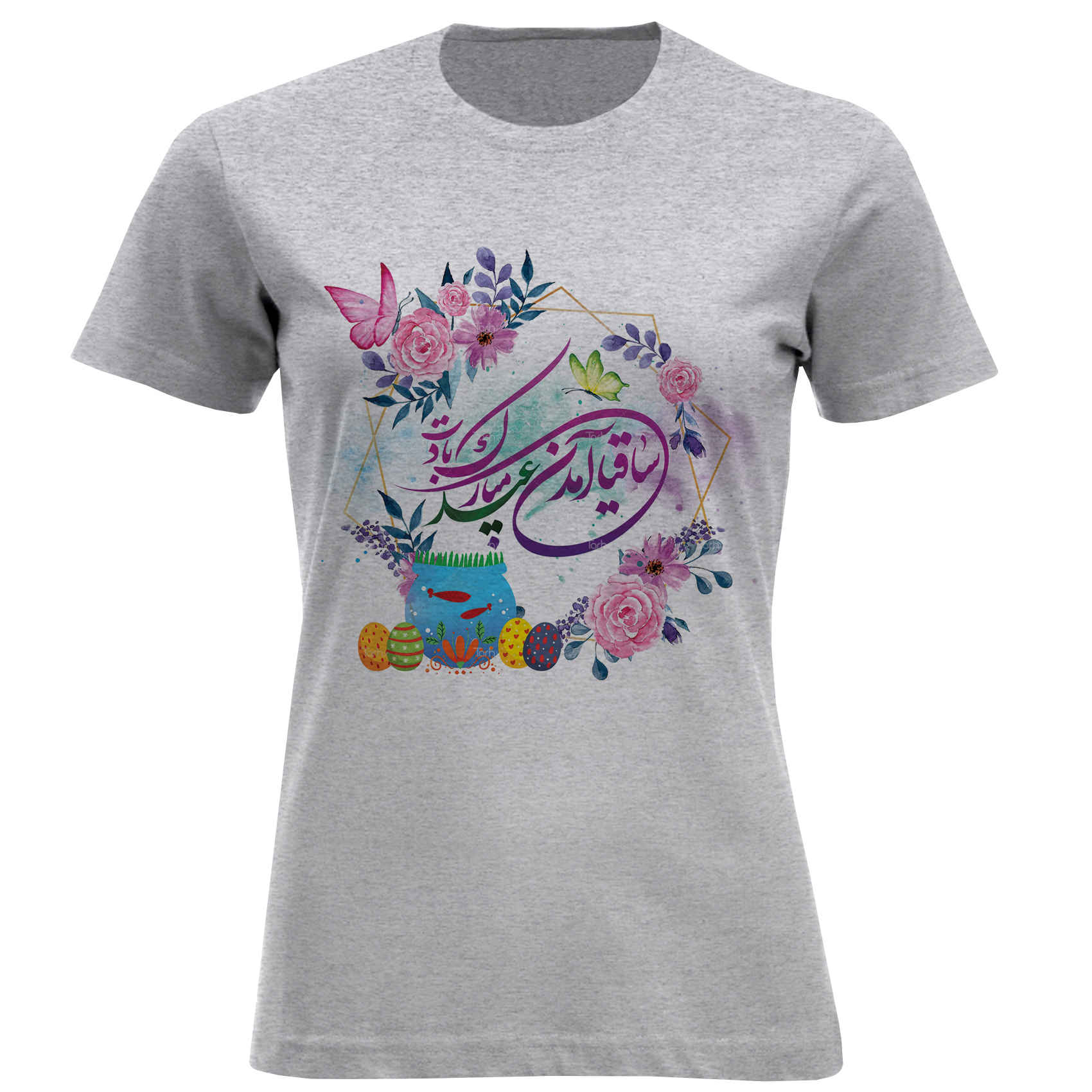 Women's T-shirt with Persian New Year Elegance