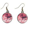 Women's Twisted Cross Headband & Earrings Set Floral Cream