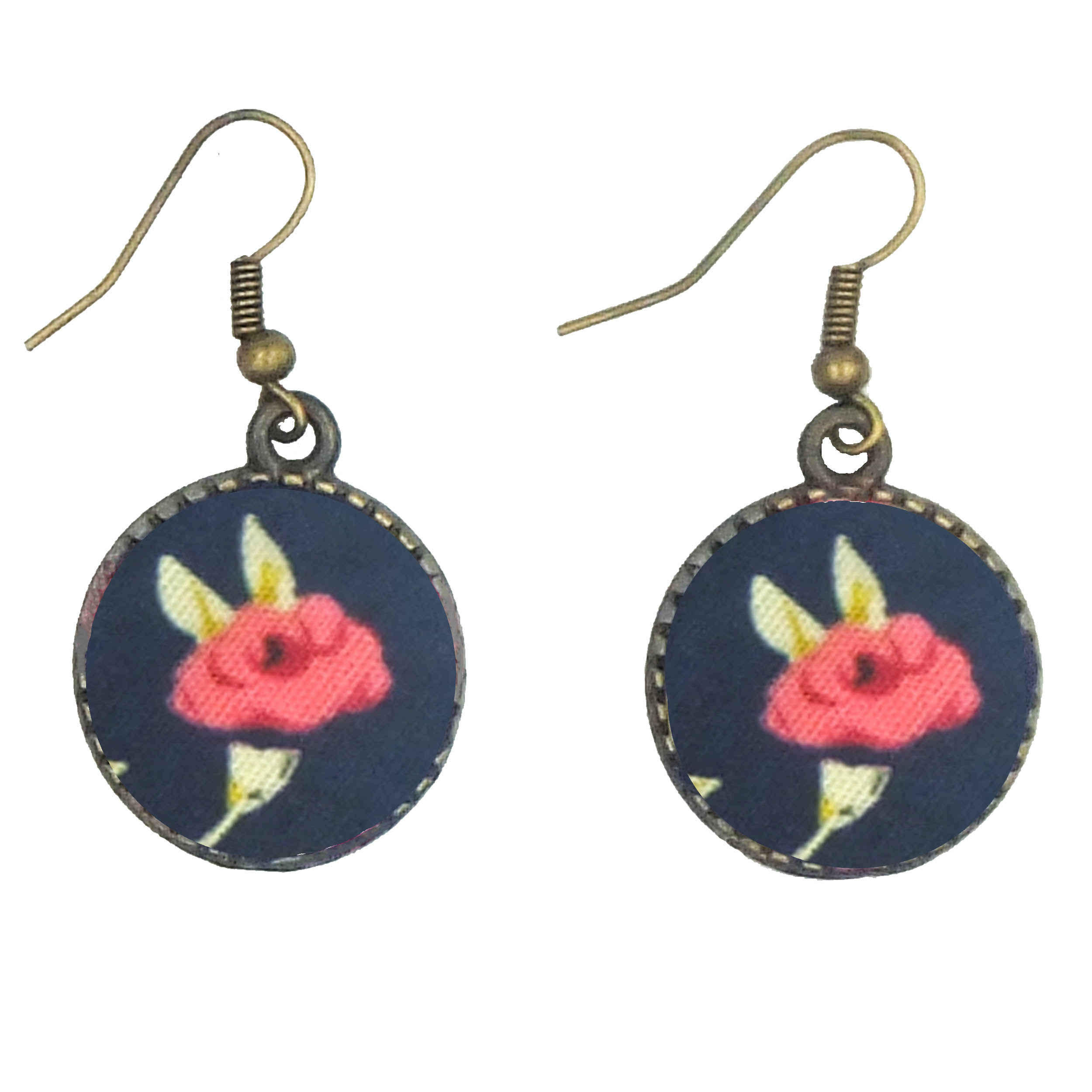 Women’s Twisted Cross Headband & Earrings Set Flowers