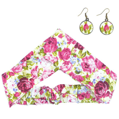 Women’s Twisted Cross Headband & Earrings Set Heaven