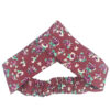 Women's Twisted Cross Headband & Earrings Set Polka Dot Red