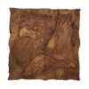 Wood Carved Backgammon Board Handcrafted with Eagle Design