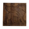 Wood Carved Backgammon Board Handcrafted with Persian Griffin