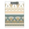 Wooden Clipboard with Traditional Print A4 Size