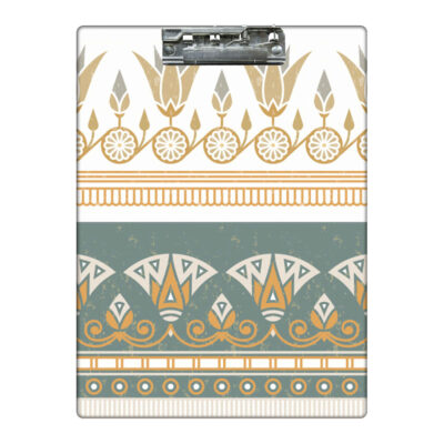 Wooden Clipboard with Traditional Print A4 Size